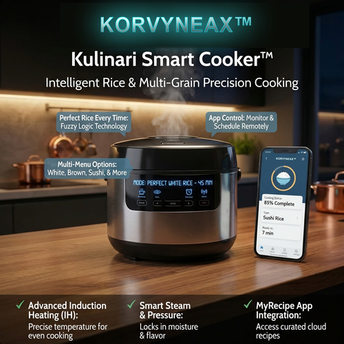 Kulinari Smart Cooker - AI-Powered IH Multi-Grain & Rice Precision Cooker