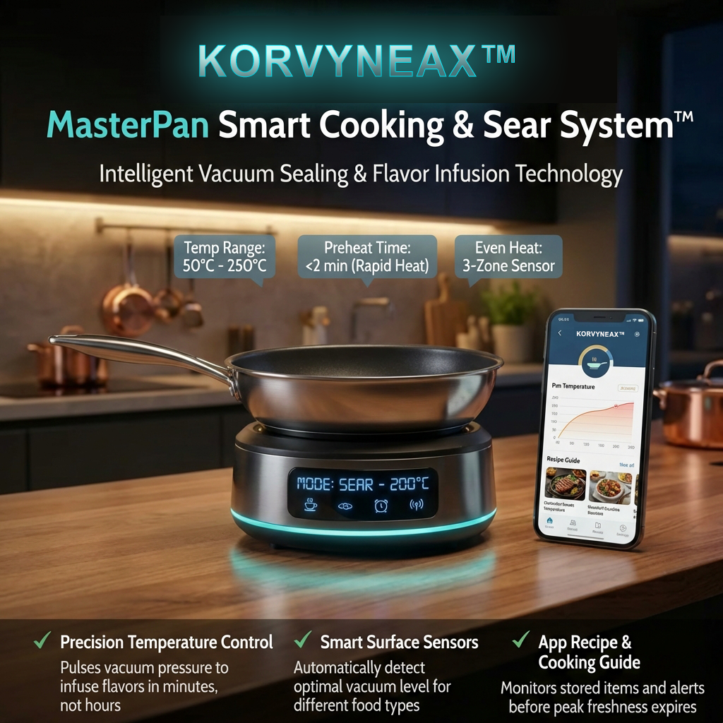 KORVYNEAX™ MasterPan Smart Cooking & Sear System