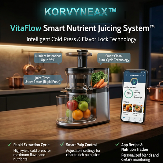 KORVYNEAX™ VitaFlow Smart Nutrient Juicing System